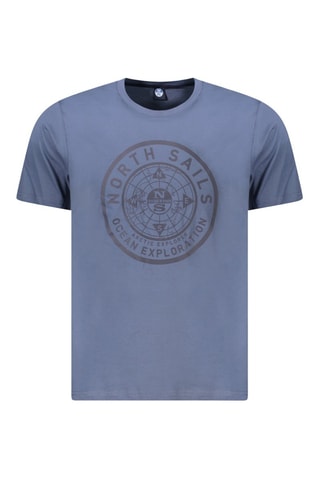 T-shirt - Zwart en blauw