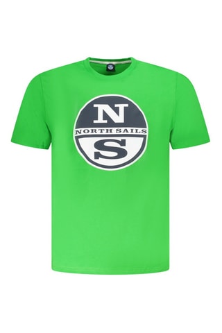 T-shirt - Wit, blauw en groen