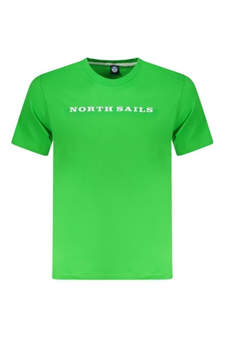 T-shirt - Wit en groen