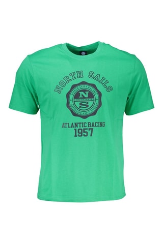 T-shirt - Groen en grijs