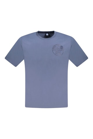 T-shirt - Blauw en grijs