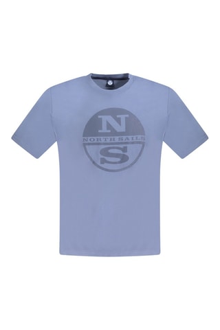 T-shirt - Blauw en grijs