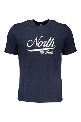T-shirt - Wit en blauw