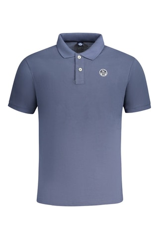 Polo - Blanc, noir et bleu
