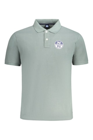 Polo - Wit, blauw en groen