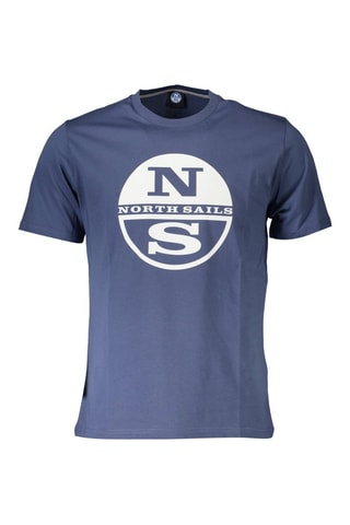 T-shirt - Wit en blauw