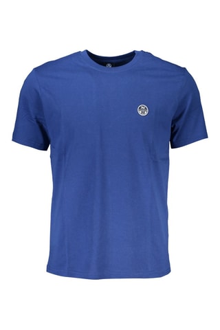 T-shirt - Wit en blauw