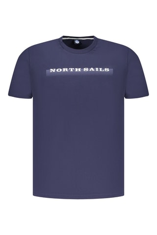 T-shirt - Wit en blauw