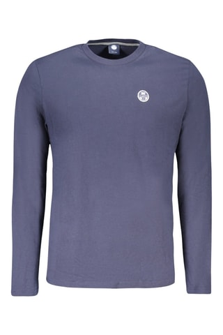 T-shirt - Wit en blauw