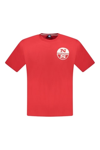 T-shirt - Wit en rood
