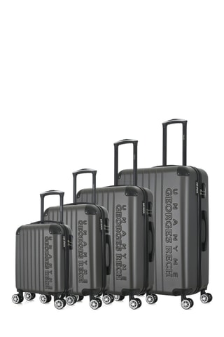 Juego de 4 maletas Rome (XS/S/M/L) - 47/57,5/67/76,5 cm - Gris