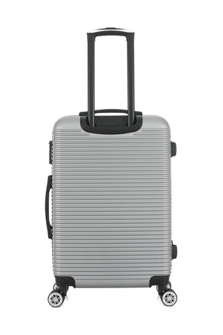 Maleta mediana Milan (M) - 67 cm - Plateado