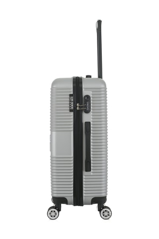 Maleta mediana Milan (M) - 67 cm - Plateado