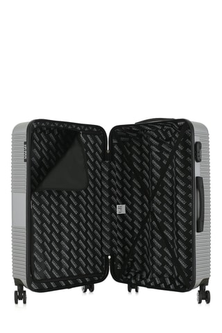 Juego de 4 maletas Milan (XS/S/M/L) - 47/57,5/67/76,5 cm - Plateado