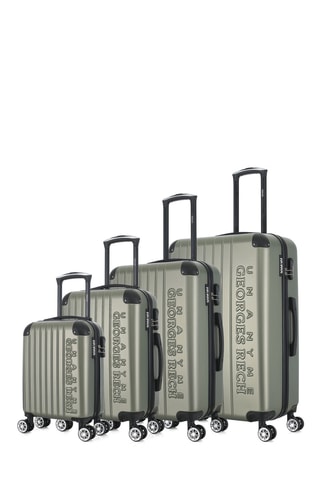 Juego de 4 maletas Rome (XS/S/M/L) - 47/57,5/67/76,5 cm - Caqui
