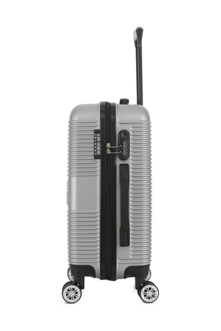 Maleta de cabina Milan (S) - 57,5 cm - Plateado