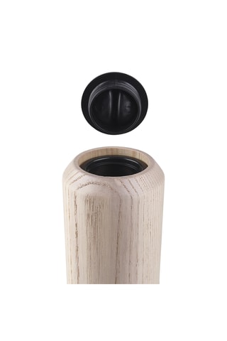 Molinillo de sal y molinillo de pimienta de madera y acero inoxidable Lyndhurst
