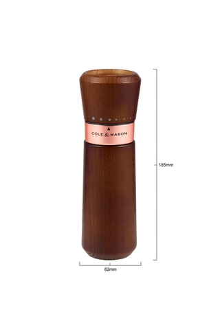 Molinillo de sal y molinillo de pimienta de madera y acero inoxidable Lyndhurst