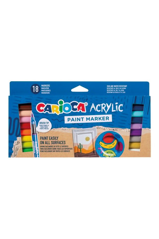 18 Acryl Verfmarkers - 2 mm