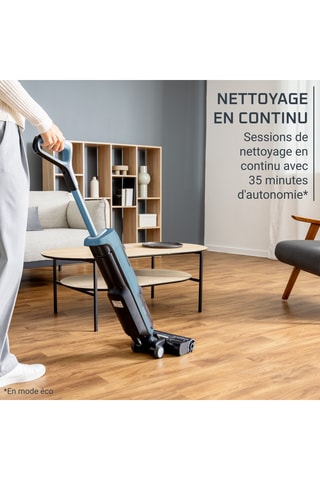 Draadloze Steelstofzuiger met Dweilprogramma X-Clean 2 - 30 min gebruiksduur