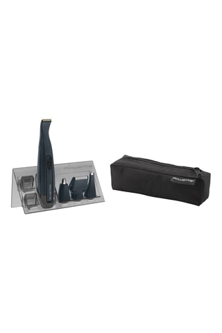 Ensemble 8-en-1 Tondeuse barbe Mini Grooming - Acier inoxydable