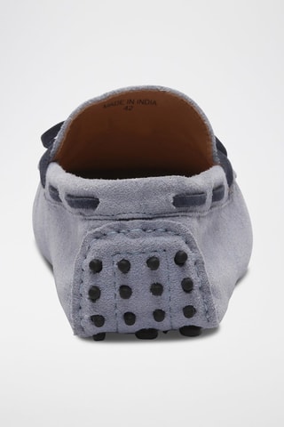 Mocassins en croûte de cuir Quid - Bleu