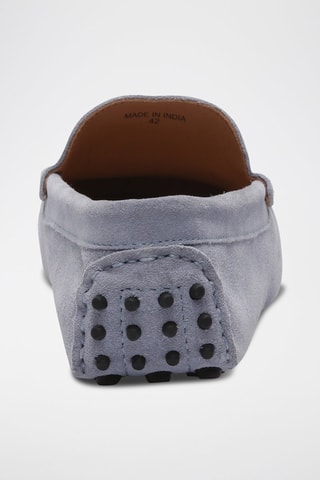 Mocassins en nubuck Lenny - Bleu