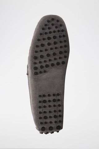 Mocassins en nubuck Lenny - Gris