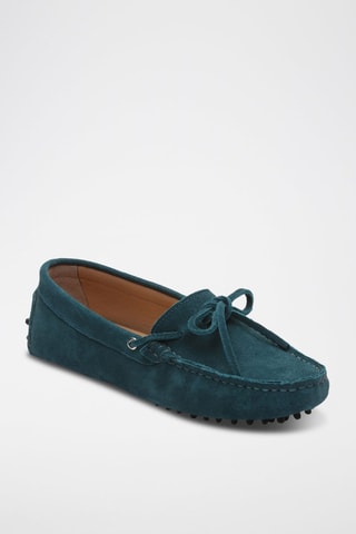 Mocassins en nubuck Newton - Vert