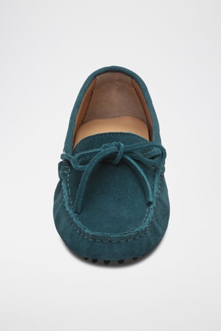 Mocassins en nubuck Newton - Vert