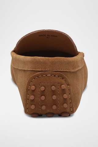 Mocassins en nubuck Cole - Marron