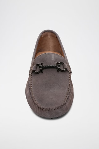 Mocassins en nubuck Trenton - Gris