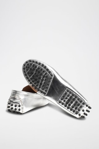 Mocassins en cuir Deira - Argenté