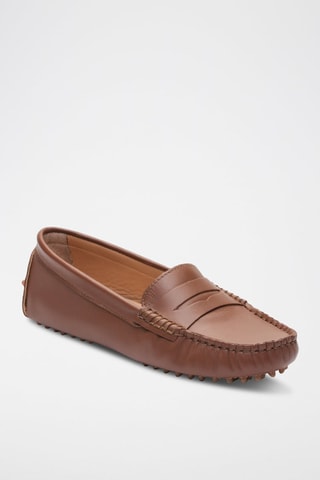 Mocassins en cuir Deira - Marron