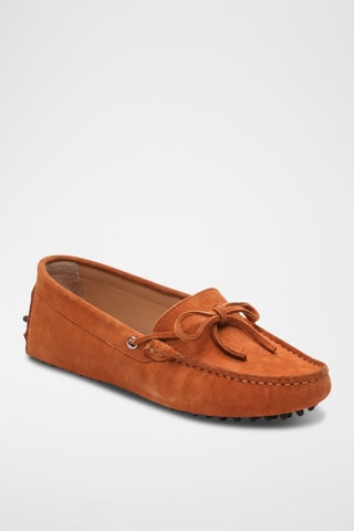 Mocassins en nubuck Kate - Orange