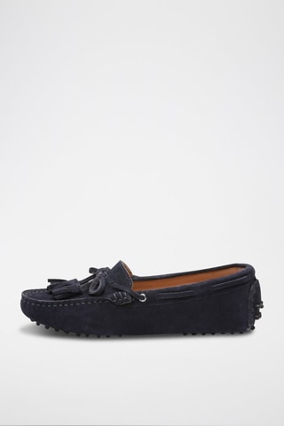 Mocassins en nubuck Lily - Bleu