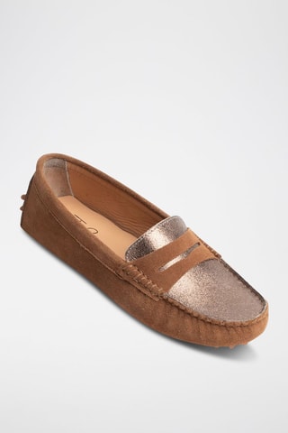 Mocassins en nubuck Deira - Marron