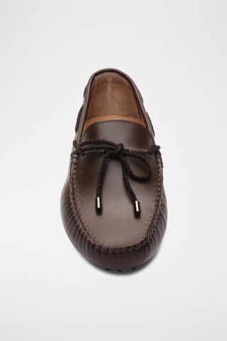 Mocassins en cuir nappa Butler - Marron