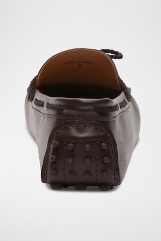 Mocassins en cuir nappa Butler - Marron