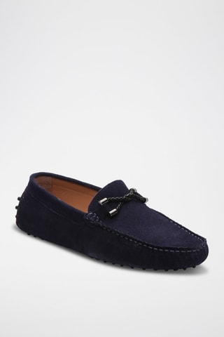 Mocassins en cuir Tom - Bleu
