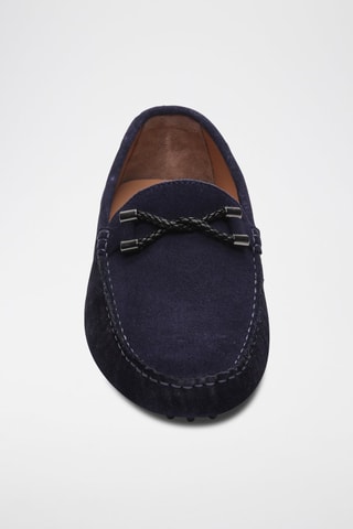 Mocassins en cuir Tom - Bleu