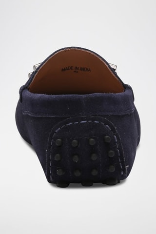 Mocassins en cuir Tom - Bleu