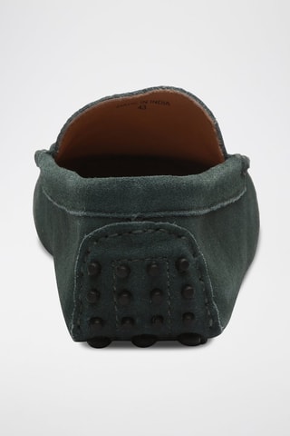 Mocassins en nubuck Earl - Vert