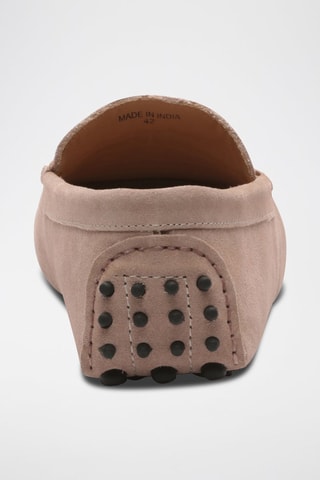 Mocassins en nubuck - Rose