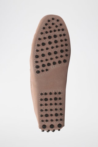 Mocassins en nubuck - Rose