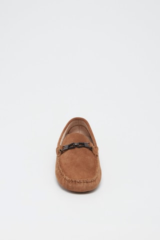Mocassins en nubuck - Beige