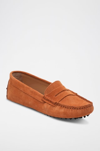Mocassins en nubuck Deira - Orange