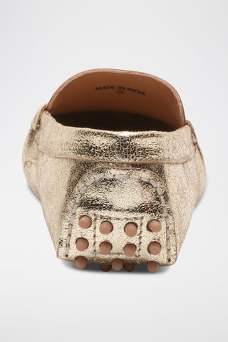Mocassins en cuir Deira - Doré