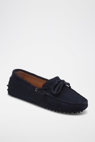 Mocassins en nubuck Newton - Bleu
