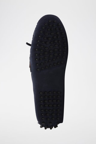 Mocassins en nubuck Newton - Bleu